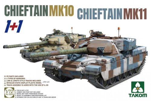 TAKOM 5006 British Chieftain MK 10 & Chieftain MK 11 1/72 harckocsi makett