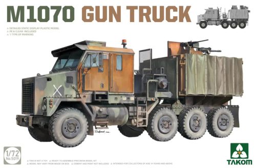 TAKOM 5019 US M1070 Gun Truck 1/72 makett