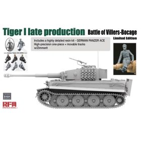   TAKOM 5101 German Tiger I Late Production Battle of Villers-Bocage Limited Edition 1/35 harckocsi makett