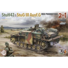   TAKOM 8017 German StuH42 & StuGIII Ausf. G 1/35 harckocsi makett