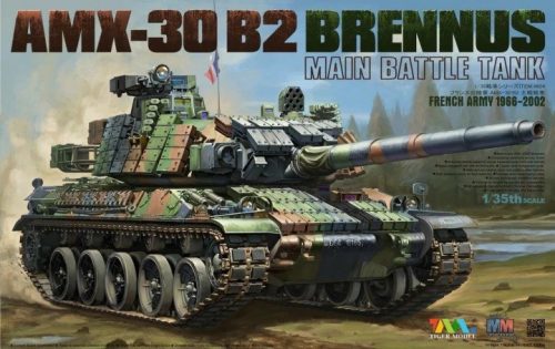 Tiger Model 4604 French Army 1966-2002 AMX-30 B2 BRENNUS Main Battle Tank 1/35 harckocsi makett