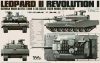 Tiger Model 4629 German Main Battle Tank Leopard II Revolution I 1/35 harckocsi makett