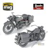 TM35003 1/35 US Military Motorcycle Indian 741B (2 makett egy dobozban) makett