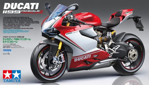 Tamiya 1:12 Ducati 1199 Panigale S T 1/12 (300114132) motorkerékpár makett