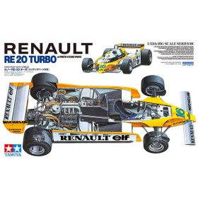   Tamiya Renault RE-20 Turbo (w/Photo-Etched Parts) 1/12 (300012033) autó makett