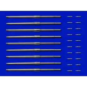   Tamiya Metal 46cm Barrels & Projectiles (300012643) - Feljavító készlet