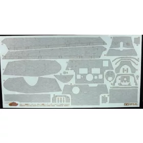   Tamiya Zimmerit Coating Sheet King Tiger Porsche Turret 1/35 (300012649) - Feljavító készlet