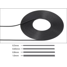   Tamiya Cable (0.65mm Outer Diameter/Black) (300012676) - Feljavítő készlet