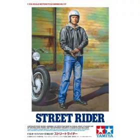   Tamiya Street Rider Figure 1/12 (300014137) motoros figura makett
