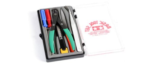 Tamiya Basic Tool Set (300174016) - Szerszámkészlet makettezéshez, modellezéshez