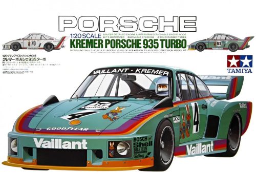 Tamiya Kremer Porsche 935 Turbo 1/20 (300020071) autó makett