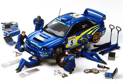 Tamiya Rally Mechanics Set 1/24 (300024266) figura makett