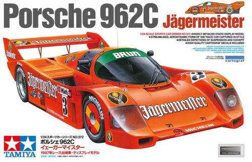 Tamiya Porsche 962C Jägermeister 1/24 (300024372) autó makett