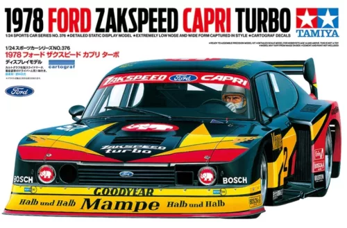 Tamiya 1978 Ford Zakspeed Capri Turbo 1/24 (300024376) autó makett