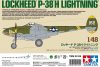 Tamiya US Lockheed P-38H Lightning 1/48 (300025199) repülőgép makett