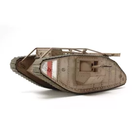   Tamiya WWI British Tank Mk.IV Male - w/Single Motor/British Figures 1/35 (300030057) harckocsi makett