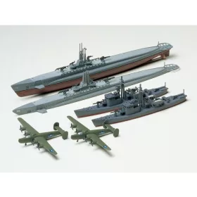   Tamiya U.S. Submarine Gato Class & Japanese Chaser No.13 1/700 (300031903) hajó makett