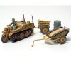 Tamiya German Kettenkraftrad with Infantry Cart & Goliath Vehicle 1/48 (300032502) katonai makett