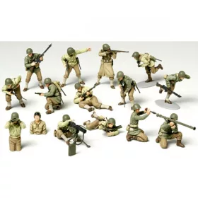   Tamiya WWII U.S. Army Infantry GI Set 1/48 (300032513) figura makett