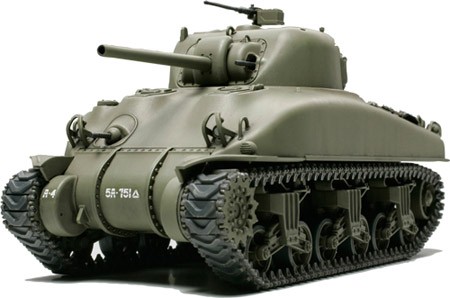 Tamiya US M4A1 Sherman Tank 1/48 (300032523) harckocsi makett