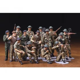   Tamiya WWII British Infantry Set European Campaign 1/48 (300032526) figura makett
