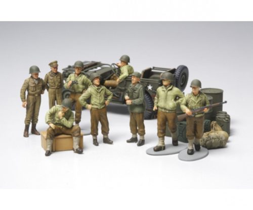 Tamiya WWII U.S. Army Infantry At Rest 1/48 (300032552) figura makett