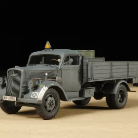   Tamiya German Opel Blitz 3t 4x2 Cargo Truck 1/48 (300032585) katonai makett