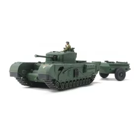   Tamiya British Tank Churchill Mk.VII Crocodile 1/48 (300032594) harckocsi makett