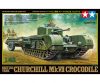 Tamiya British Tank Churchill Mk.VII Crocodile 1/48 (300032594) harckocsi makett