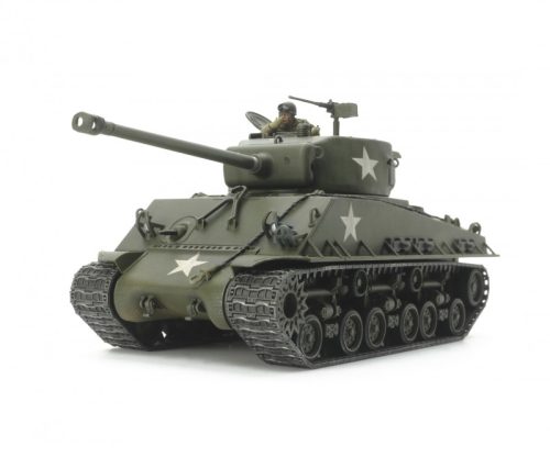 Tamiya U.S. Medium Tank M4A3E8 Sherman Easy Eight 1/48 (300032595) harckocsi makett