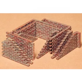Tamiya Brick Wall Set 1:35 (300035028) katonai makett
