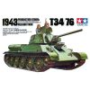 Tamiya Russian Tank 1943 Production Model T34/76 1/35 (300035059) harckocsi makett