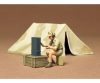 Tamiya German Tent Set DAK 1/35 (300035074) figura makett