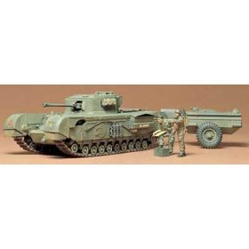   Tamiya British Churchil Crocodile 1/35 (300035100) harckocsi makett