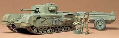 Tamiya British Churchil Crocodile 1/35 (300035100) harckocsi makett