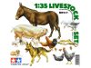 Tamiya Livestock Set 1/35 (300035128) figura makett