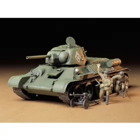   Tamiya Russian T34/76 Tank ChTZ Version, 1943 Production 1/35 (300035149) harckocsi makett