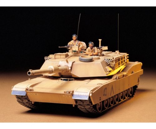 Tamiya U.S. M1A1 Abrams 120mm GUN Main Battle Tank 1/35 (300035156) harckocsi makett