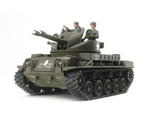 Tamiya U.S. Self-Proprlled M-42 Duster w/Figure x 3 1/35 (300035161) harckocsi makett