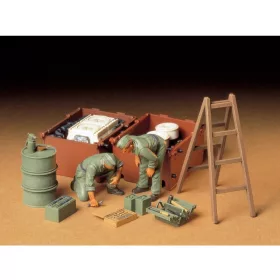   Tamiya German Tank Engine Maintence Crew Set 1/35 (300035180) figura makett
