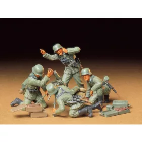   Tamiya German Infantry Mortar Team 1/35 (300035193) figura makett