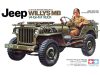 Tamiya U.S. 1:4 Ton 4x4 Truck Jeep Willys MB 1/35 (300035219) katonai makett