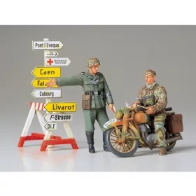   Tamiya German Motorcycle Orderly Set 1/35 (300035241) figura makett