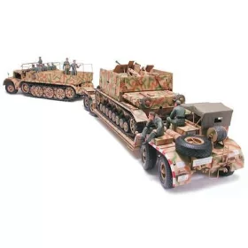  Tamiya German 18 Ton Heavy Half-Track Famo and Tank Transporter Sd.Ah.116 1/35 (300035246) harcjármű makett