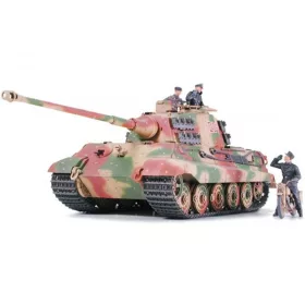   Tamiya German King Tiger Ardennes Front Konigstiger "Einsatz-Kommando Ardennes" 1/35 (300035252) harckocsi makett