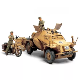   Tamiya German Armored Car Sd.Kfz.222 North African Campaign 1/35 (300035286) harckocsi makett