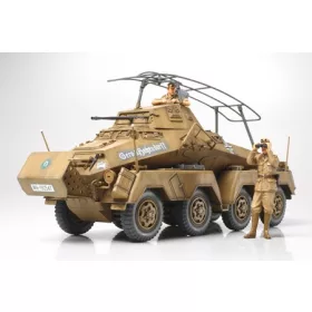   Tamiya German Sd.Kfz.232 Africa Corps - 8 Wheeled Heavy Armored Car 1/35 (300035297) harcjármű makett