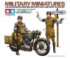 Tamiya British BSA M20 Motorcycle w/Military Police Set 1/35 (300035316) figura makett