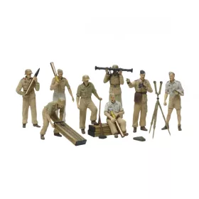   Tamiya German Artillery Crew Set Africa Corps Luftwaffe 1/35 (300035343) figura makett