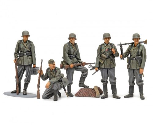 Tamiya German Infantry Set (Mid-WWII) 1/35 (300035371) figura makett